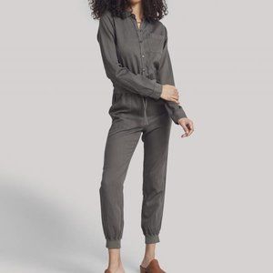 Faherty Brand Arlie Day Jumpsuit, Surplus Green, S